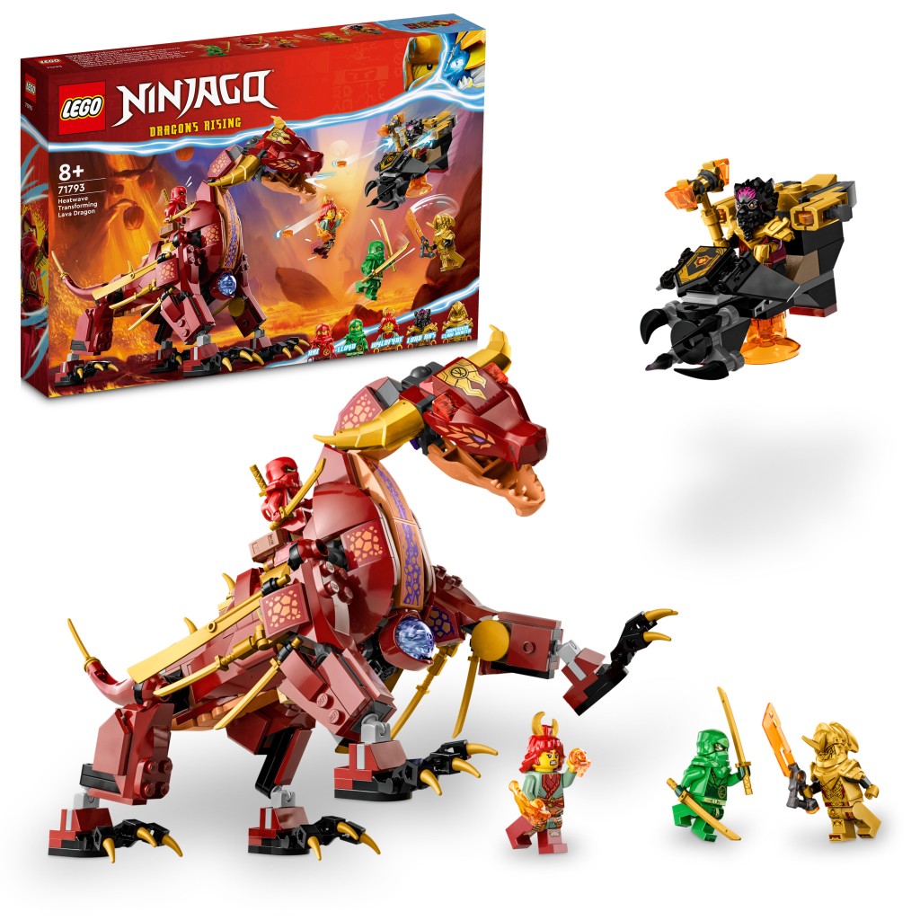 LEGO� NINJAGO� 71793 Heatwave a jeho transforma�n� l�vov� dr