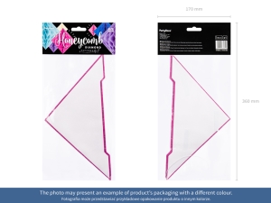 Pap�rov� diamant, sv�tle r��ov�, 30cm