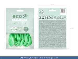Bal�nky Eco 30cm metalizovan�, m�tov� (1 bal. / 10 ks)