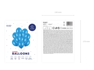 Bal�nky Strong 30 cm, Metallic Cornflower Blue (1 bal. / 10 ks)