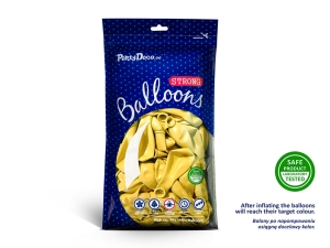 Bal�nky Strong 30cm, Metalick� Citronov� Zest (1 bal. / 50 ks)